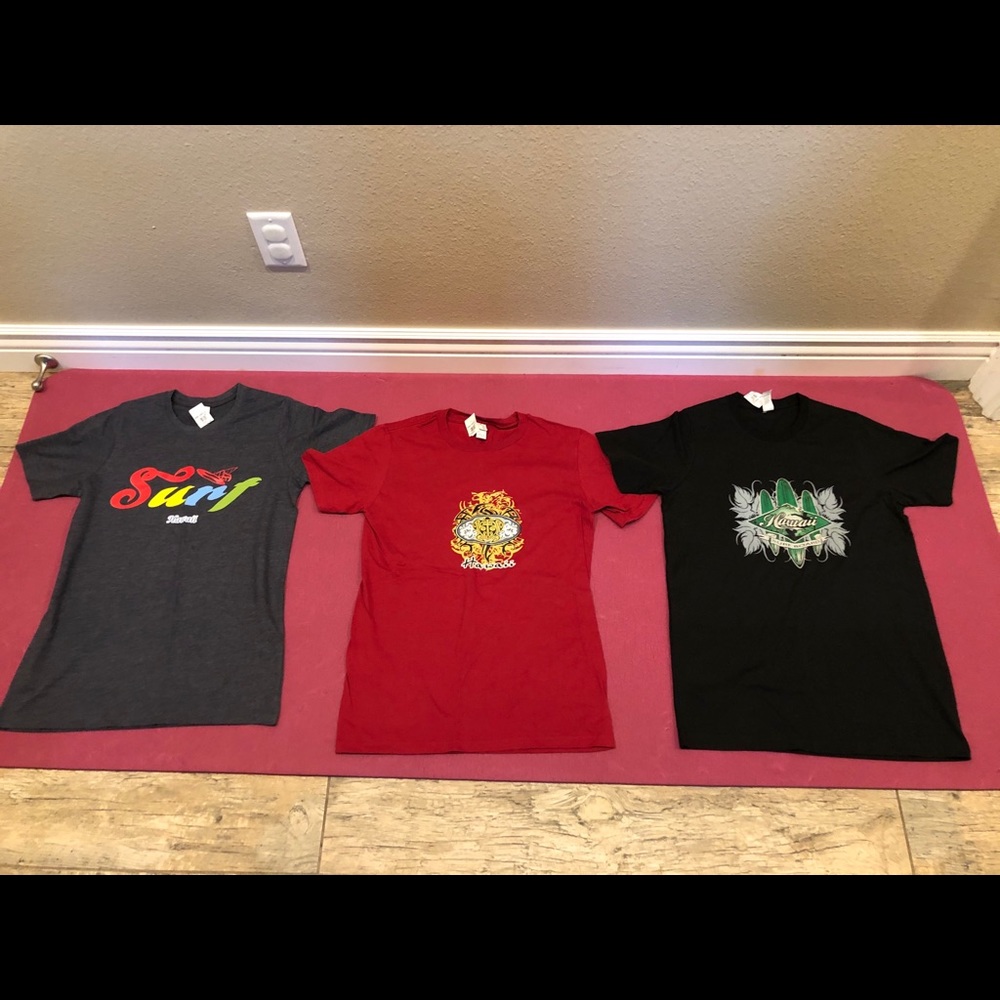 Pack 3 Brand new Hawaiian T-shirt